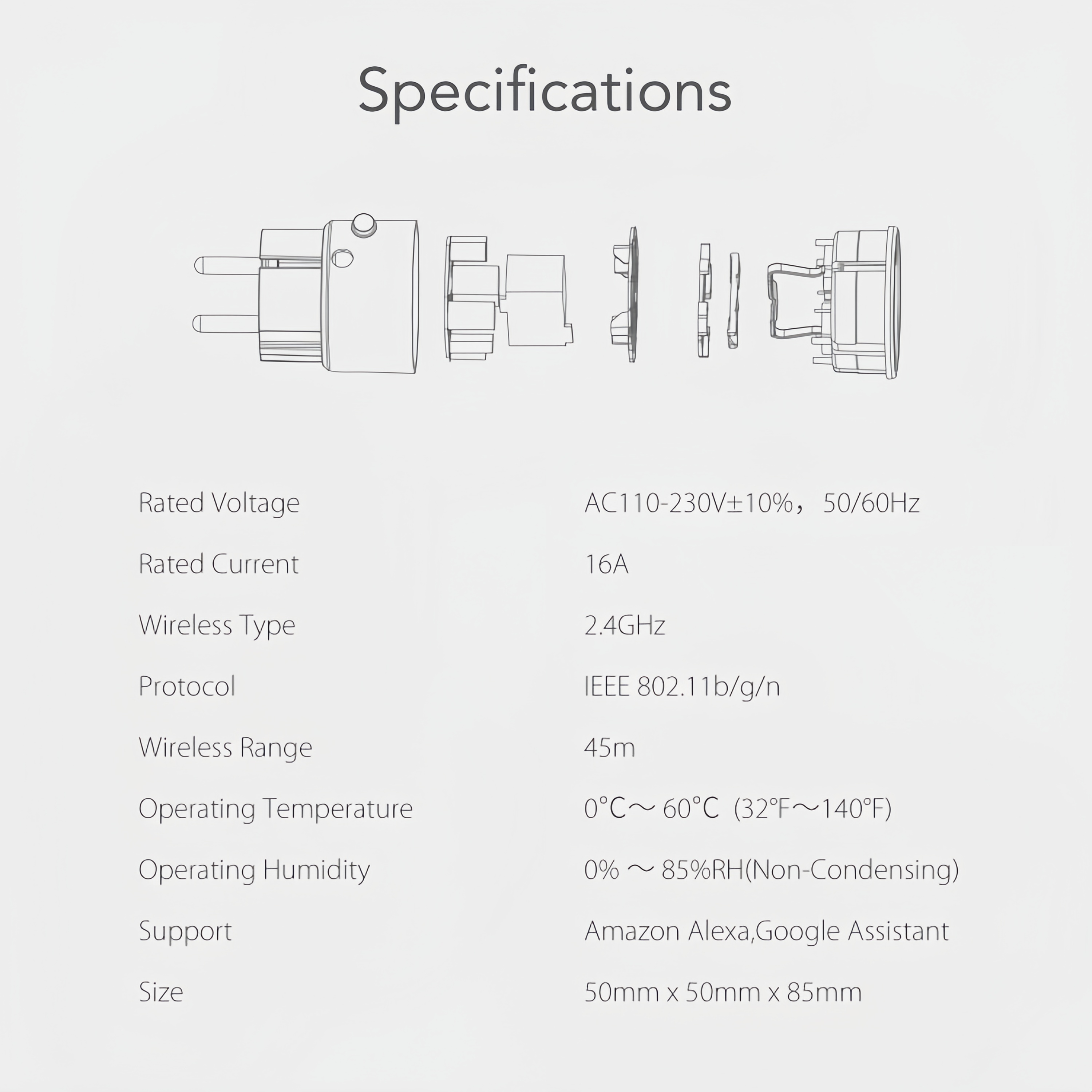 Matter Smart Plug - EU Standard