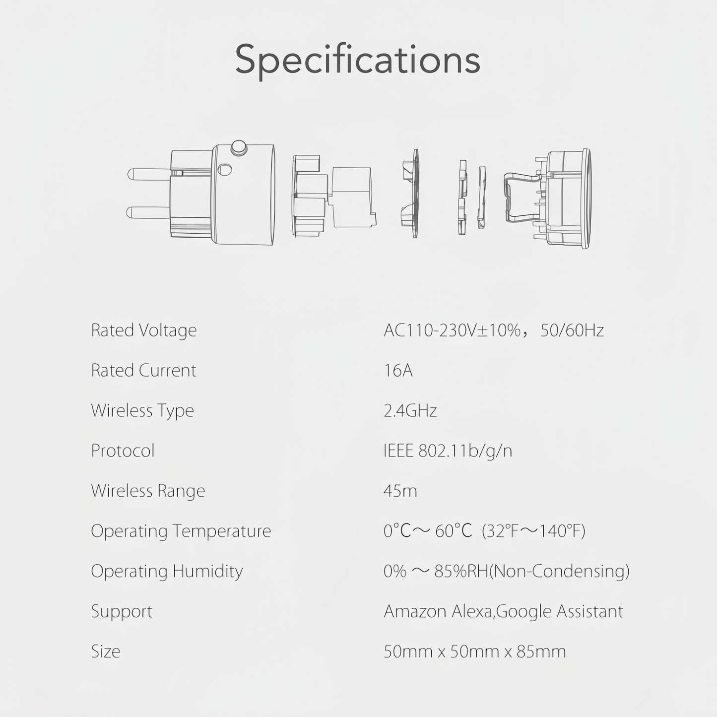 Matter Smart Plug - EU Standard