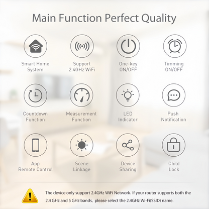 Matter Smart Socket - UK Standard