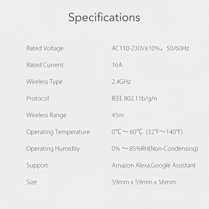 Matter Smart Socket - UK Standard