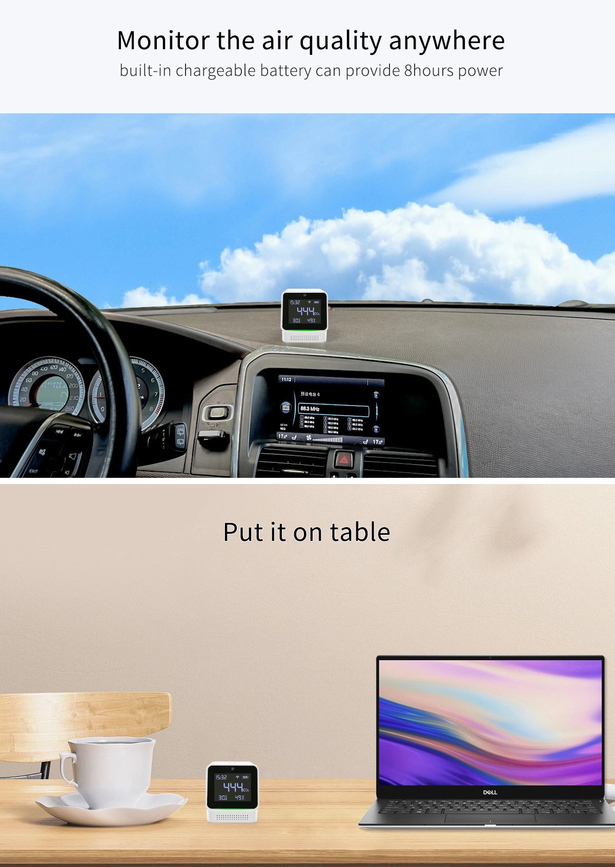 Monitor de Qualidade do Ar (CO2)