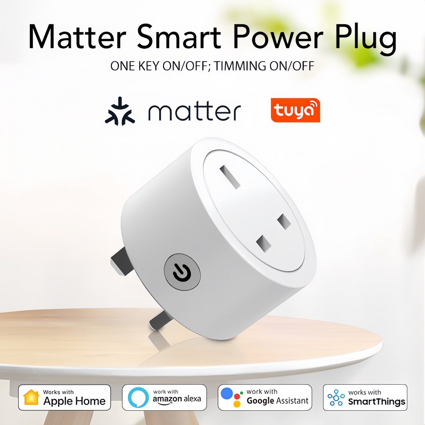 Matter Smart Socket - UK Standard