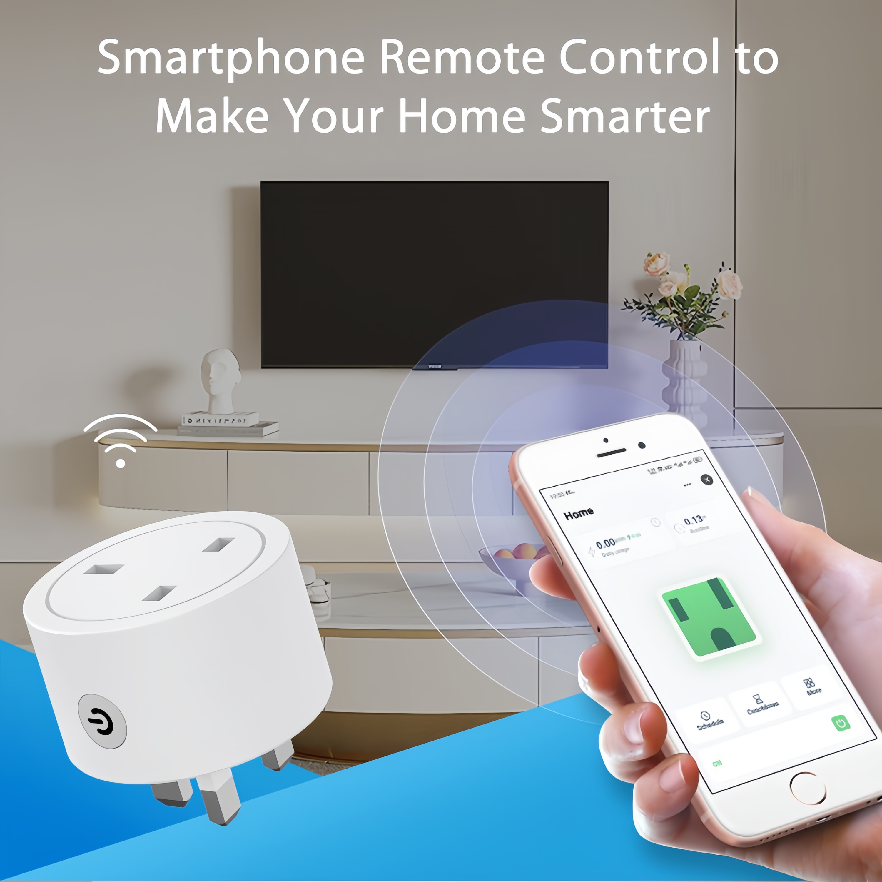 Matter Smart Socket - UK Standard