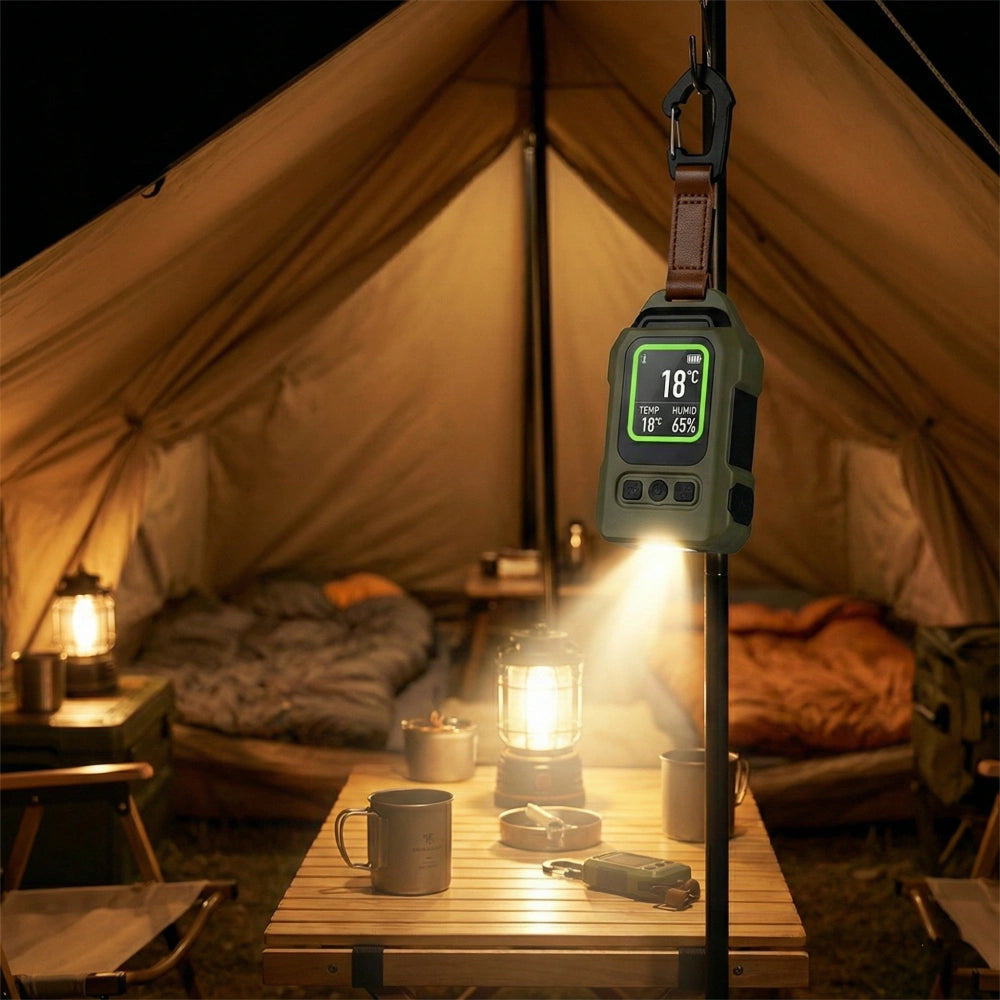 Hang it effortlessly in your RV, winter tent, or even a hotel room. It's your portable peace of mind, no matter where you sleep.