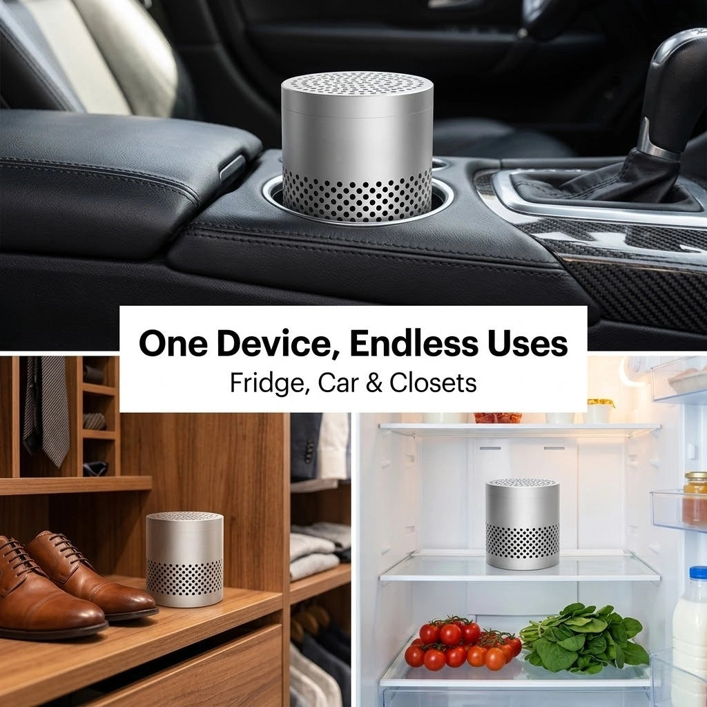 One Device, Endless Uses
Fridge, Car & Closets