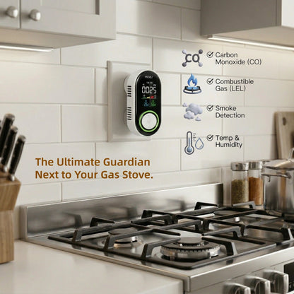 CarbonMonoxide (CO)
CombustibleGas (LEL)
SmokeDetection
Temp &Humidity