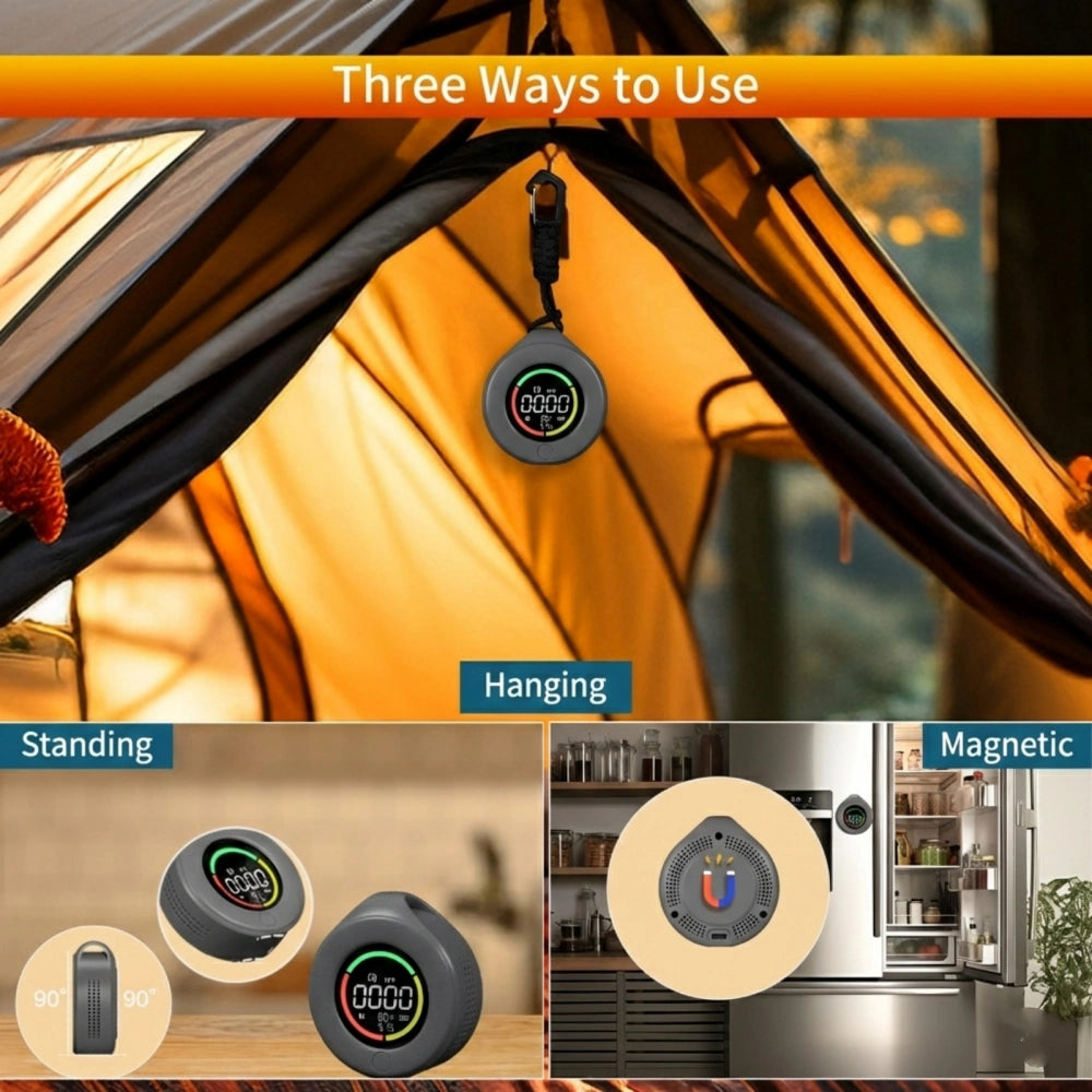 Three Ways to Use:
1.Hangng
2.Standing
3.Magnetic