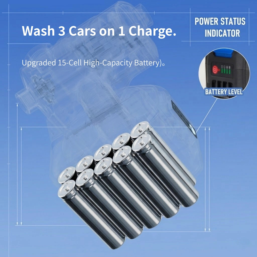 
Upgraded 15-Cell High-Capacity Battery).
Power Status Indicator