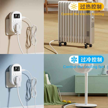 Smart Thermostat Socket - WiFi Touch Control with Timer & APP Management