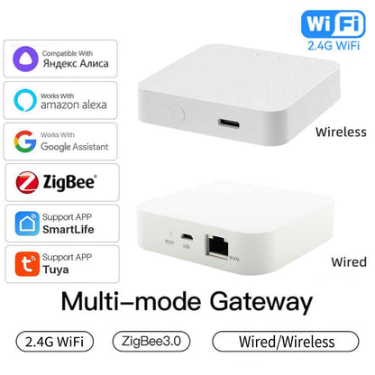 Wireless Smart Gateway - ZigBee Bluetooth Multi-Mode Hub for Smart Home