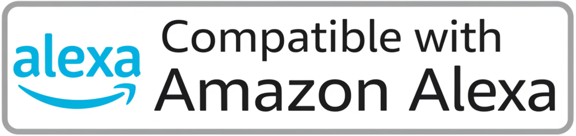 Compatible with Amazon Alexa
