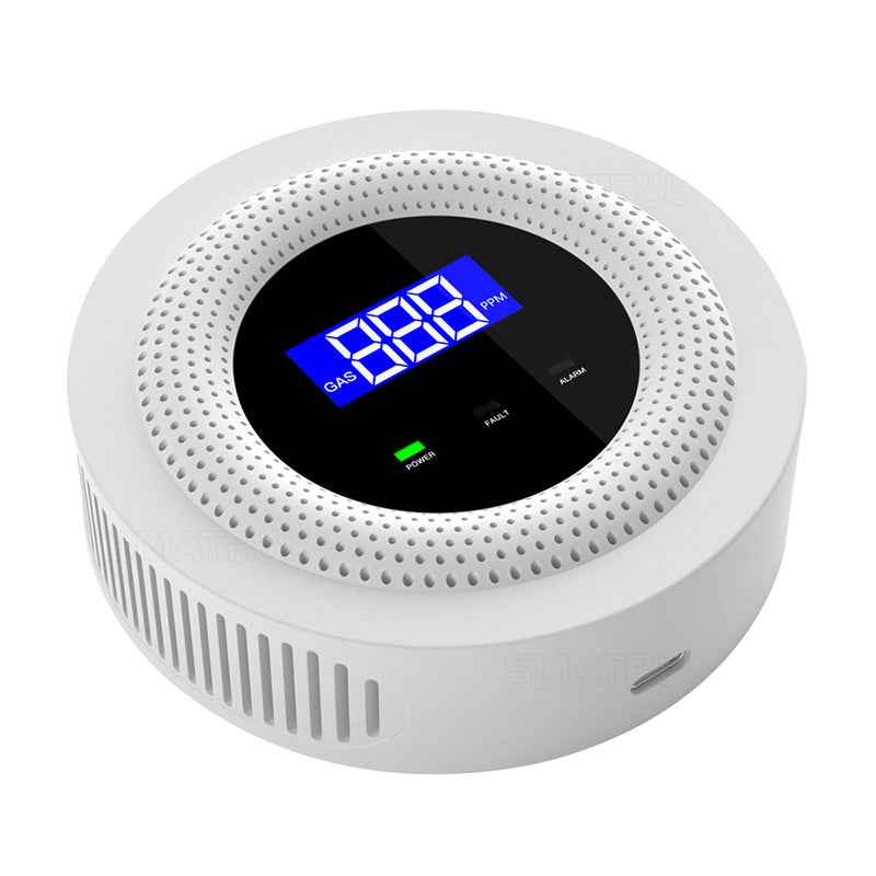 Smart Gas Leak Detector - WiFi Natural Gas Alarm for Kitchen & Home