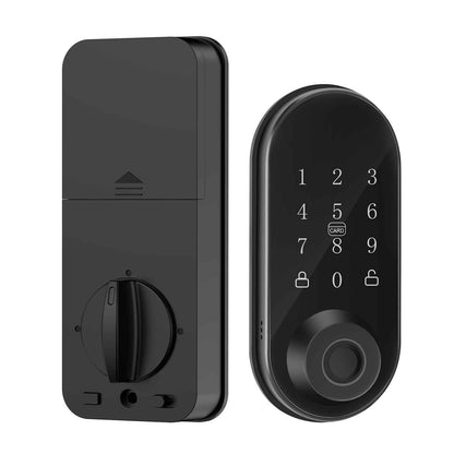 Smart Deadbolt Lock - Touch Screen Fingerprint Lock with WiFi Bluetooth