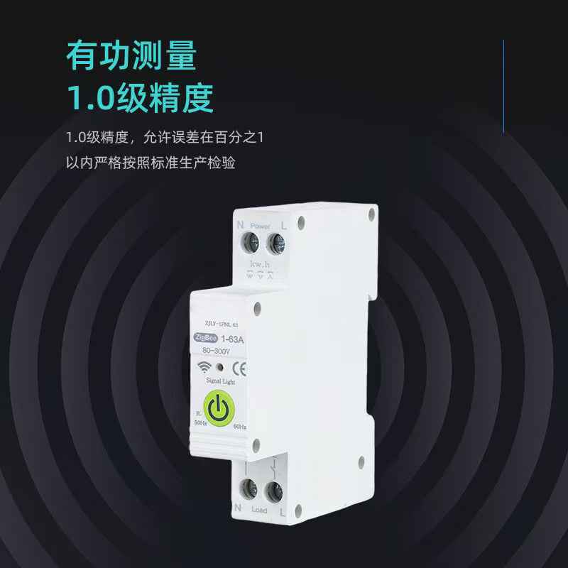 Smart Circuit Breaker 1P - WiFi with Metering & Leakage Protection
