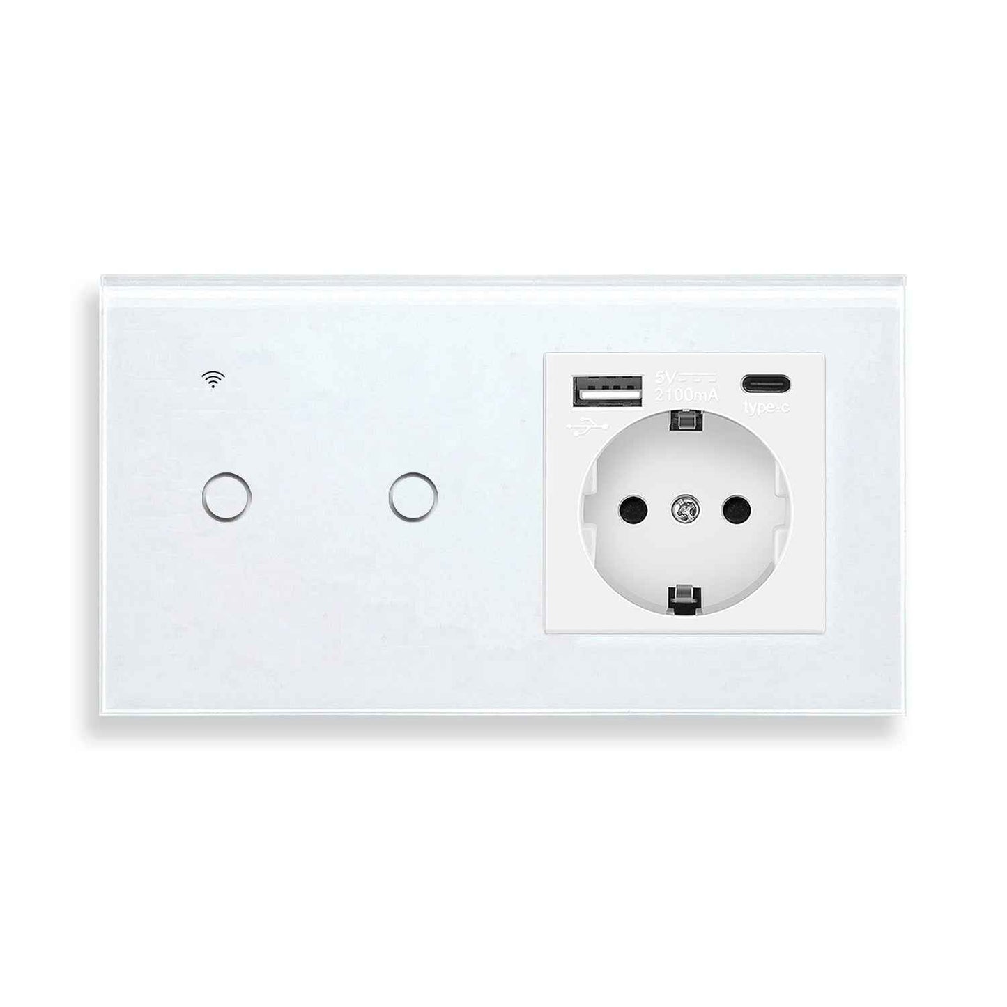 Smart Multi-Socket - WiFi Power Strip with Alexa Voice Control EU Plug