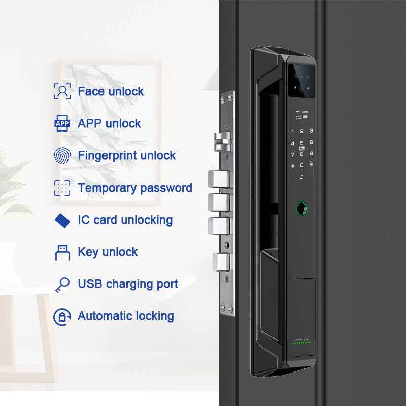 Fingerprint Password Tuya Smart Door Lock