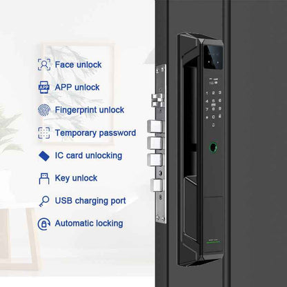 Fingerprint Password Tuya Smart Door Lock