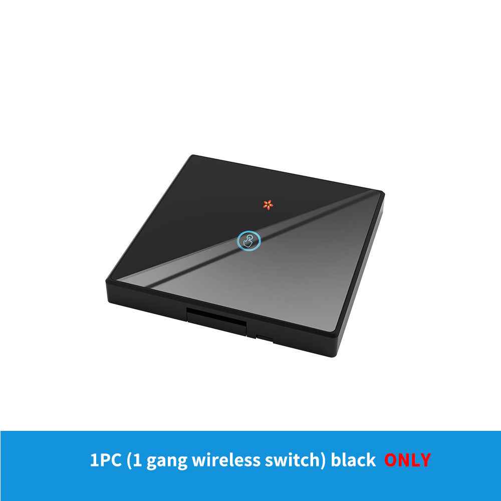 Smart WiFi Wall Switch - Glass Touch Panel with Alexa Voice Control