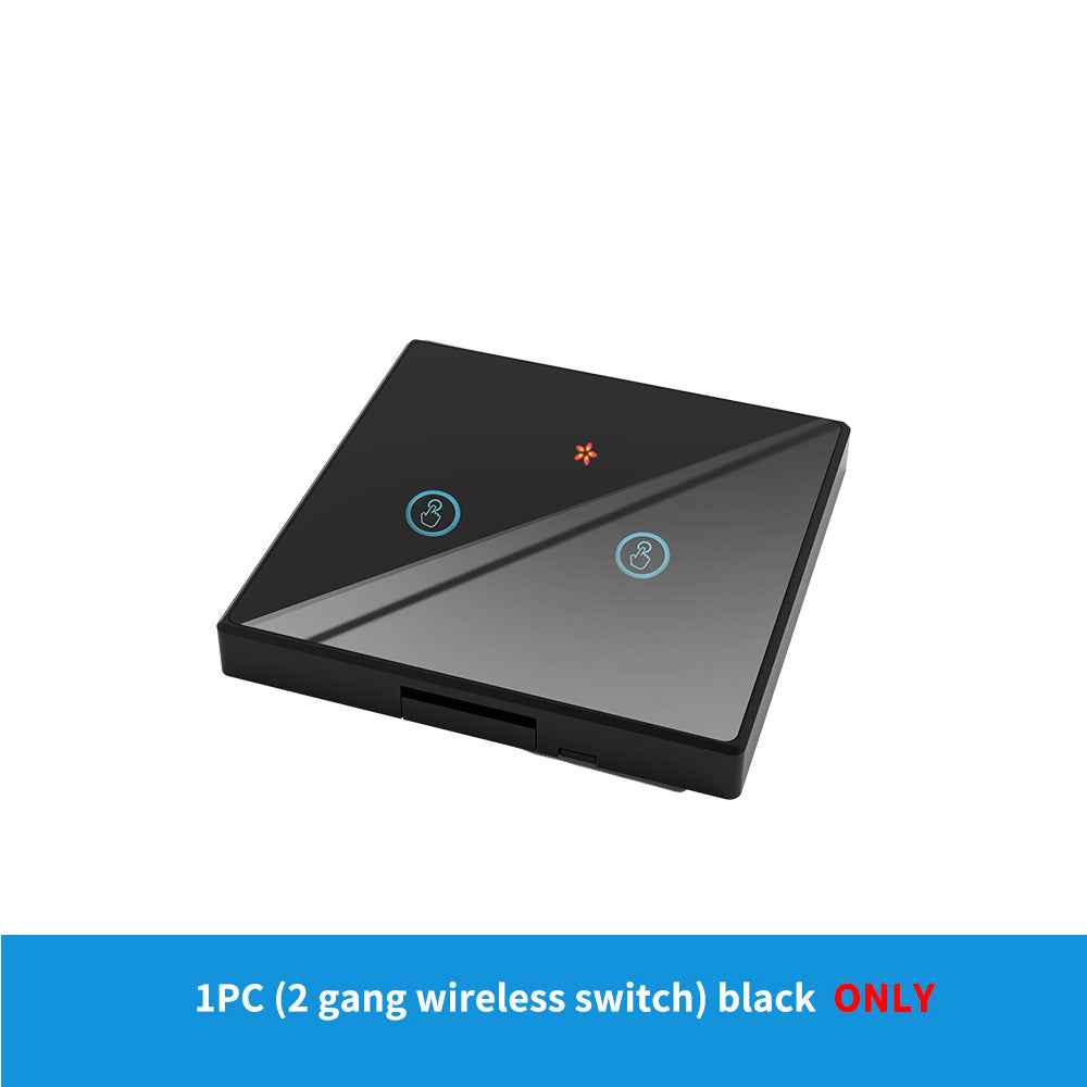 Smart WiFi Wall Switch - Glass Touch Panel with Alexa Voice Control