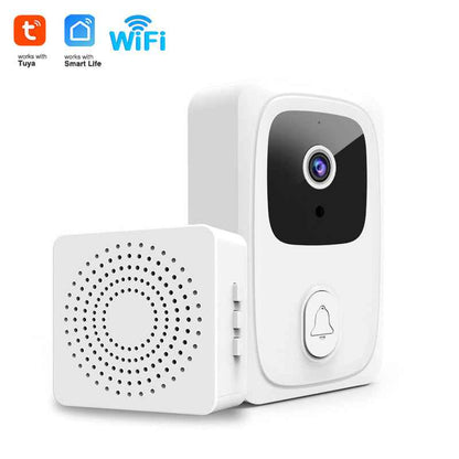 Smart Video Doorbell - WiFi Camera with HD Night Vision & Intercom
