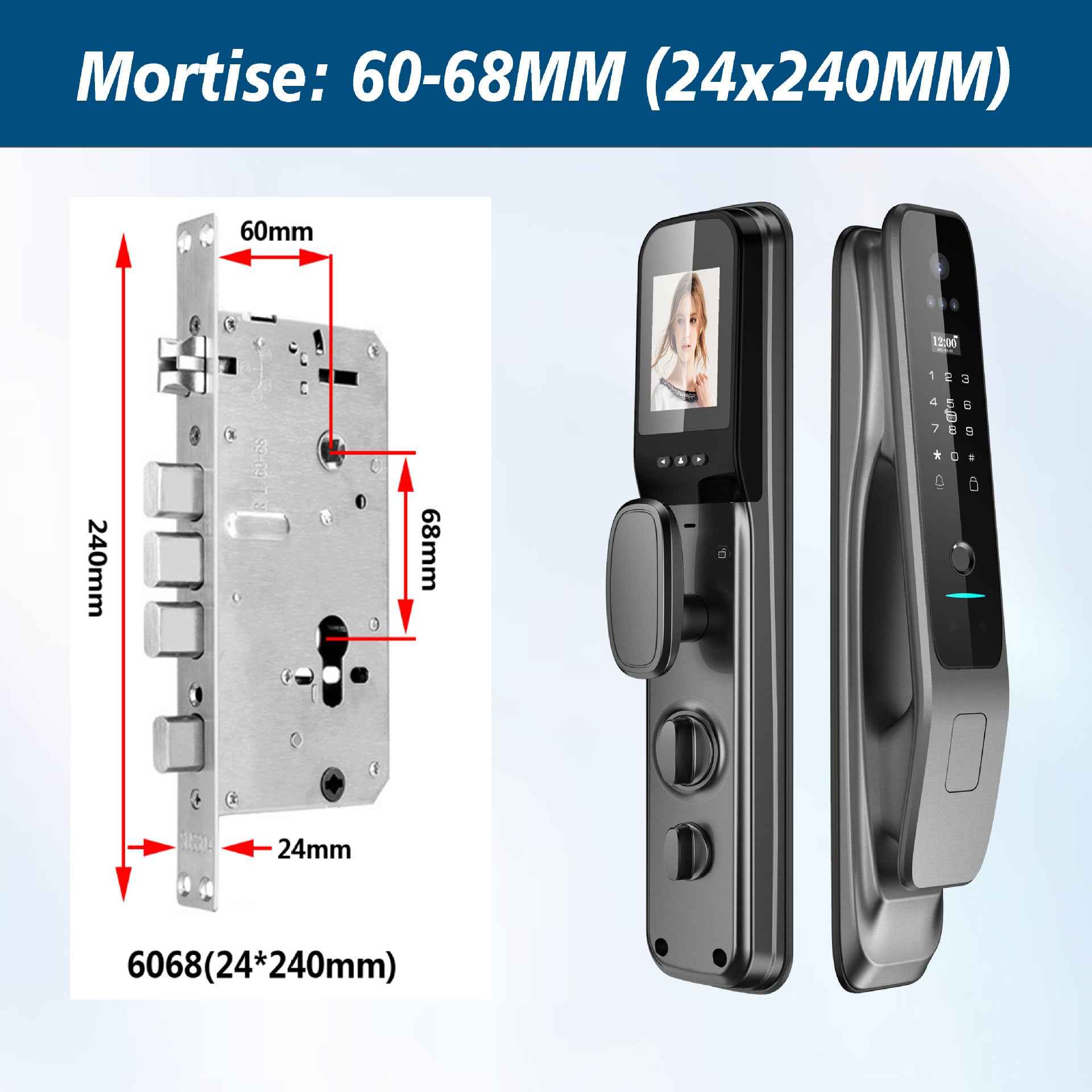 Smart Door Lock - 3D Face Recognition with Video Intercom & ZigBee