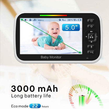 Exclusive for cross-border 51 Inch Wireless Baby Monitor Pan-Tilt Shaking Head Care Device Lullaby Sound Control Temperature Intercom