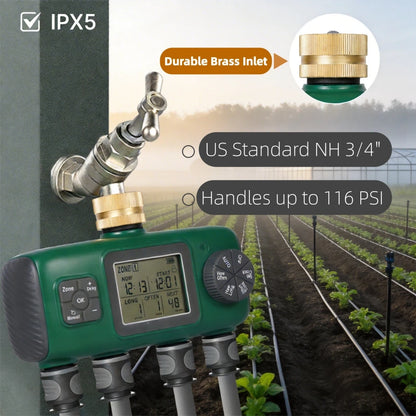 US Standard NH 3/4"
Handles up to 116 PSI