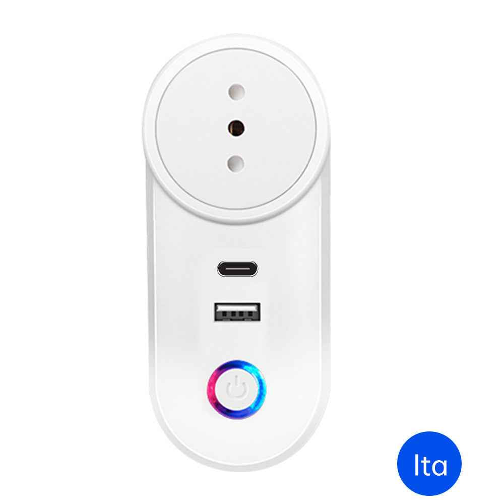 Universal Smart WiFi Socket - Multi-Standard with USB & Type-C Ports