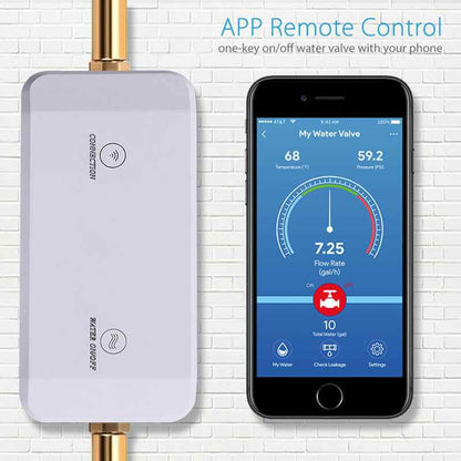 Smart Water Valve - WiFi Shutoff with Flow Meter & Leak Detection