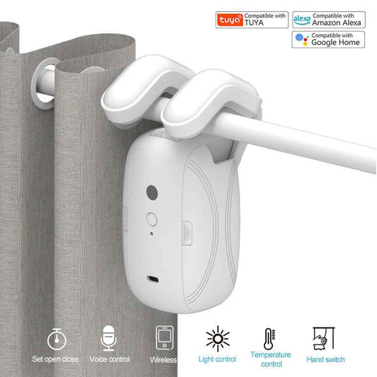 Smart Curtain Motor - Electric Curtain Motor with Tuya APP Remote Control