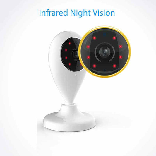 Indoor WiFi Camera - 1080P HD Night Vision with Two-Way Audio
