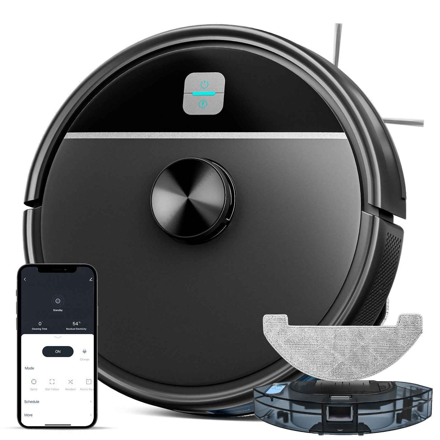 Laser Mapping Robot Vacuum - Smart Mopping Robot