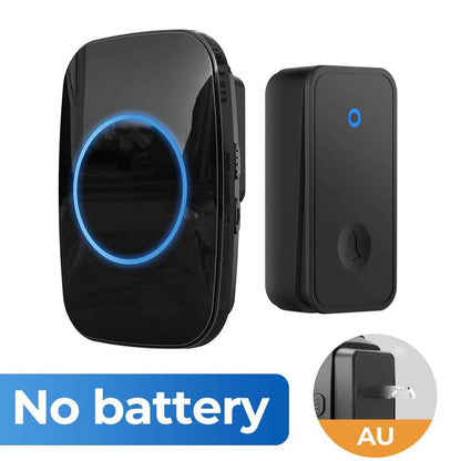 Wireless Doorbell - Self-Powered No Battery Required with 60 Ringtones