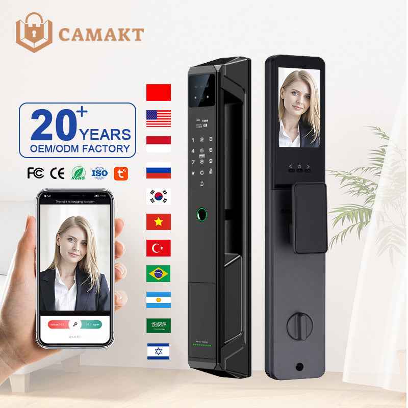 3D Visual Intercom Smart Home Door Lock