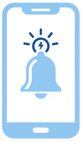 Instant App Alerts Icon