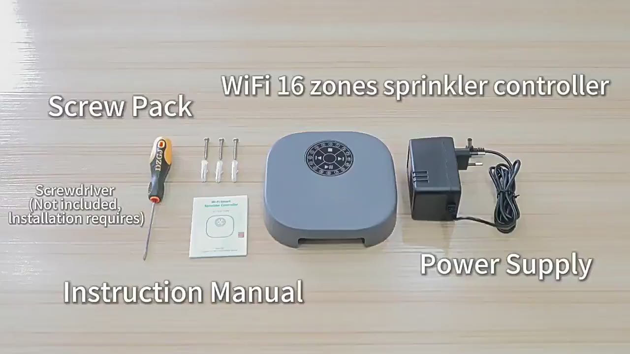 Tuya 16 Road wifi Intelligent Flower Bed Irrigation Controller Garden Water Valve