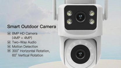 Câmera de segurança externa inteligente