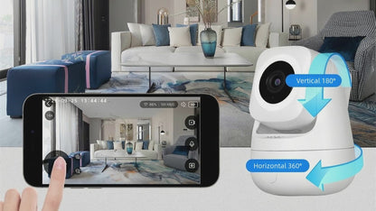 Câmera de segurança Wi-Fi inteligente