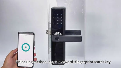 Smart Fingerprint Lock - One-Touch Open with WiFi Bluetooth & APP Control