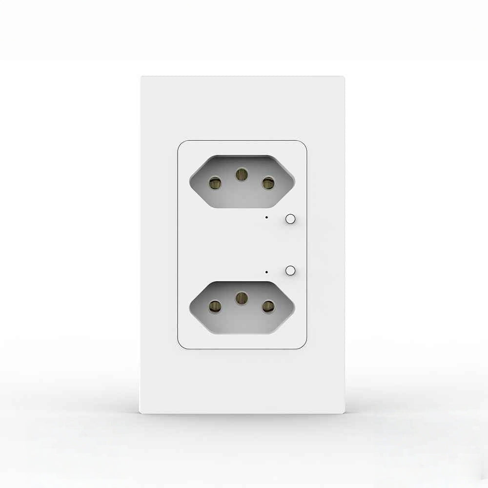 Tuya WiFi Smart Wall Socket Brazil Standard