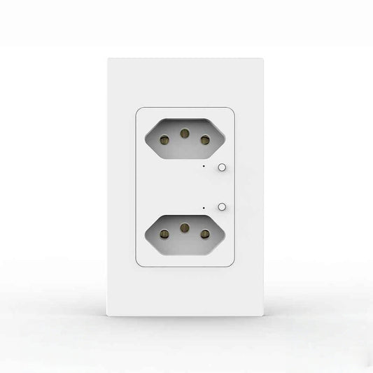 Tuya WiFi Smart Wall Socket Brazil Standard