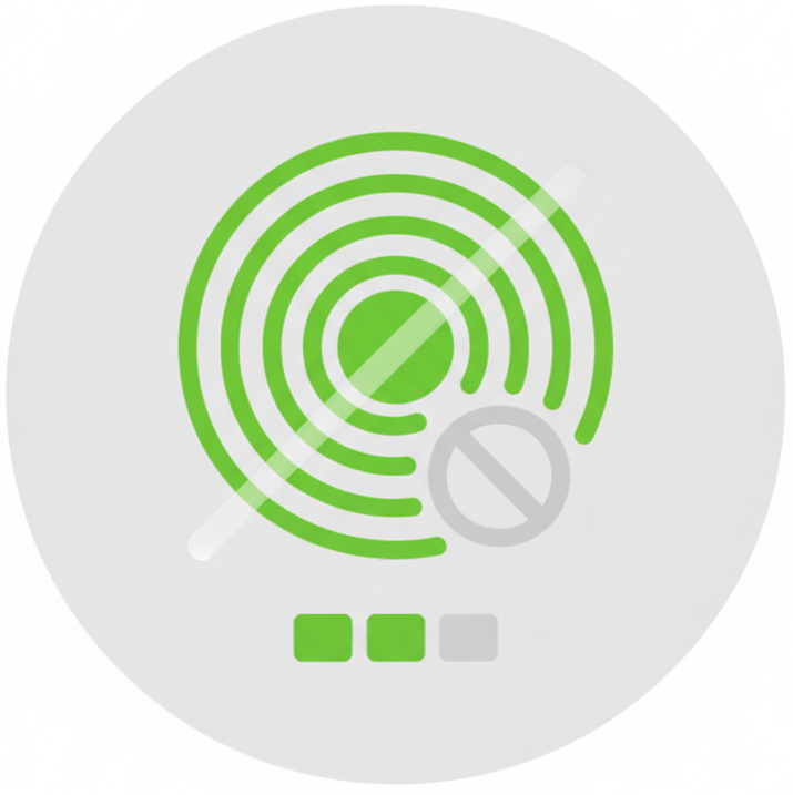 Ultra-Quiet Operation Icon